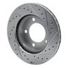 631-54131L Drilled/Slotted Brake Rotor [Silver], 1994-1996 Ford/Lincoln/Mercury/Mazda, Position: Front Left - image 4