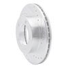 631-54131R Drilled/Slotted Brake Rotor [Silver], 1994-1996 Ford/Lincoln/Mercury/Mazda, Position: Front Right - image 2