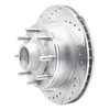 631-54135L Drilled/Slotted Brake Rotor [Silver], 1995-2004 Ford/Lincoln/Mercury/Mazda, Position: Front Left - image 2