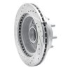 631-54135R Drilled/Slotted Brake Rotor [Silver], 1995-2004 Ford/Lincoln/Mercury/Mazda, Position: Front Right - image 4