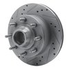 631-54136L Drilled/Slotted Brake Rotor [Silver], 1995-2007 Ford/Lincoln/Mercury/Mazda, Position: Front Left - image 2