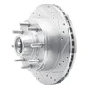 631-54136R Drilled/Slotted Brake Rotor [Silver], 1995-2007 Ford/Lincoln/Mercury/Mazda, Position: Front Right - image 2