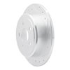 631-54137R Drilled/Slotted Brake Rotor [Silver], 1995-2003 Ford/Lincoln/Mercury/Mazda, Position: Rear Right - image 2