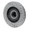 631-54141L Drilled/Slotted Brake Rotor [Silver], 1995-2011 Ford/Lincoln/Mercury/Mazda, Position: Front Left - image 4
