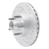 631-54141R Drilled/Slotted Brake Rotor [Silver], 1995-2011 Ford/Lincoln/Mercury/Mazda, Position: Front Right - image 2