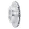 631-54143L Drilled/Slotted Brake Rotor [Silver], 1995-1999 Ford/Lincoln/Mercury/Mazda, Position: Front Left - image 2