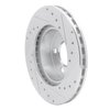 631-54144L Drilled/Slotted Brake Rotor [Silver], 1995-2002 Ford/Lincoln/Mercury/Mazda, Position: Front Left - image 4