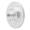 631-54145L Drilled/Slotted Brake Rotor [Silver], 1997-1999 Ford/Lincoln/Mercury/Mazda, Position: Front Left - image 2