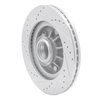 631-54145R Drilled/Slotted Brake Rotor [Silver], 1997-1999 Ford/Lincoln/Mercury/Mazda, Position: Front Right - image 4