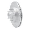 631-54146L Drilled/Slotted Brake Rotor [Silver], 1997-1999 Ford/Lincoln/Mercury/Mazda, Position: Front Left - image 2