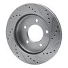 631-54147L Drilled/Slotted Brake Rotor [Silver], 1997-2004 Ford/Lincoln/Mercury/Mazda, Position: Front Left - image 4