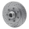 631-54150L Drilled/Slotted Brake Rotor [Silver], 1997-2004 Ford/Lincoln/Mercury/Mazda, Position: Front Left - image 2