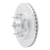 631-54150R Drilled/Slotted Brake Rotor [Silver], 1997-2004 Ford/Lincoln/Mercury/Mazda, Position: Front Right - image 2