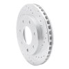 631-54152R Drilled/Slotted Brake Rotor [Silver], 1997-2004 Ford/Lincoln/Mercury/Mazda, Position: Front Right - image 2