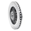 631-54153L Drilled/Slotted Brake Rotor [Silver], 1997-2000 Ford/Lincoln/Mercury/Mazda, Position: Front Left - image 4