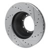 631-54154L Drilled/Slotted Brake Rotor [Silver], 1996-2007 Ford/Lincoln/Mercury/Mazda, Position: Rear Left,Rr Left - image 4