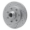 631-54155L Drilled/Slotted Brake Rotor [Silver], 1997-2002 Ford/Lincoln/Mercury/Mazda, Position: Front Left - image 2