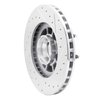 631-54156L Drilled/Slotted Brake Rotor [Silver], 1995-1997 Ford/Lincoln/Mercury/Mazda, Position: Front Left - image 4