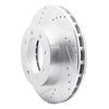 631-54158L Drilled/Slotted Brake Rotor [Silver], 1999-2001 Ford/Lincoln/Mercury/Mazda, Position: Front Left,Fr Left - image 2