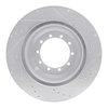 631-54159L Drilled/Slotted Brake Rotor [Silver], 1988-2019 Ford/Lincoln/Mercury/Mazda, Position: Front Left,Fr Left,Rear Left,Rr - image 3