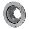 631-54160L Drilled/Slotted Brake Rotor [Silver], 1999-2004 Ford/Lincoln/Mercury/Mazda, Position: Rear Left - image 4