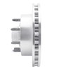 631-54162L Drilled/Slotted Brake Rotor [Silver], 1999-2002 Ford/Lincoln/Mercury/Mazda, Position: Front Left - image 3
