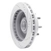 631-54162L Drilled/Slotted Brake Rotor [Silver], 1999-2002 Ford/Lincoln/Mercury/Mazda, Position: Front Left - image 4