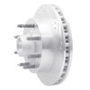 631-54162R Drilled/Slotted Brake Rotor [Silver], 1999-2002 Ford/Lincoln/Mercury/Mazda, Position: Front Right - image 2