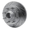 631-54163L Drilled/Slotted Brake Rotor [Silver], 1999-2002 Ford/Lincoln/Mercury/Mazda, Position: Front Left - image 2