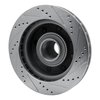 631-54163L Drilled/Slotted Brake Rotor [Silver], 1999-2002 Ford/Lincoln/Mercury/Mazda, Position: Front Left - image 4