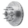 631-54163R Drilled/Slotted Brake Rotor [Silver], 1999-2002 Ford/Lincoln/Mercury/Mazda, Position: Front Right - image 2