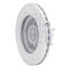 631-54165L Drilled/Slotted Brake Rotor [Silver], 1998-2002 Ford/Lincoln/Mercury/Mazda, Position: Front Left - image 4