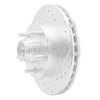 631-54165R Drilled/Slotted Brake Rotor [Silver], 1998-2002 Ford/Lincoln/Mercury/Mazda, Position: Front Right - image 2