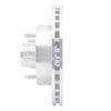 631-54165R Drilled/Slotted Brake Rotor [Silver], 1998-2002 Ford/Lincoln/Mercury/Mazda, Position: Front Right - image 3