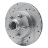 631-54166L Drilled/Slotted Brake Rotor [Silver], 1998-2002 Ford/Lincoln/Mercury/Mazda, Position: Front Left - image 2