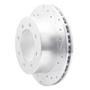 631-54167R Drilled/Slotted Brake Rotor [Silver], 1999-2007 Ford/Lincoln/Mercury/Mazda, Position: Rear Right - image 2