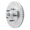 631-54170R Drilled/Slotted Brake Rotor [Silver], 1999-2004 Ford/Lincoln/Mercury/Mazda, Position: Front Right - image 2