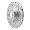 631-54171R Drilled/Slotted Brake Rotor [Silver], 2001-2011 Ford/Lincoln/Mercury/Mazda, Position: Front Right - image 2