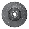 631-54172L Drilled/Slotted Brake Rotor [Silver], 2001-2005 Ford/Lincoln/Mercury/Mazda, Position: Front Left - image 1