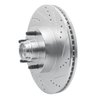 631-54172R Drilled/Slotted Brake Rotor [Silver], 2001-2005 Ford/Lincoln/Mercury/Mazda, Position: Front Right - image 2