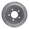 631-54173R Drilled/Slotted Brake Rotor [Silver], 1997-2004 Ford/Lincoln/Mercury/Mazda, Position: Rear Right - image 1