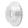631-54174L Drilled/Slotted Brake Rotor [Silver], 1999-2005 Ford/Lincoln/Mercury/Mazda, Position: Front Left - image 2