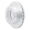 631-54174R Drilled/Slotted Brake Rotor [Silver], 1999-2005 Ford/Lincoln/Mercury/Mazda, Position: Front Right - image 2