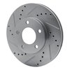 631-54177L Drilled/Slotted Brake Rotor [Silver], 2001-2007 Ford/Lincoln/Mercury/Mazda, Position: Front Left - image 2