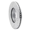 631-54177R Drilled/Slotted Brake Rotor [Silver], 2001-2007 Ford/Lincoln/Mercury/Mazda, Position: Front Right - image 4