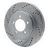631-54179L Drilled/Slotted Brake Rotor [Silver], 2002-2005 Ford/Lincoln/Mercury/Mazda, Position: Front Left - image 2