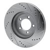 631-54179L Drilled/Slotted Brake Rotor [Silver], 2002-2005 Ford/Lincoln/Mercury/Mazda, Position: Front Left - image 4