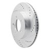 631-54179R Drilled/Slotted Brake Rotor [Silver], 2002-2005 Ford/Lincoln/Mercury/Mazda, Position: Front Right - image 2