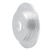 631-54182R Drilled/Slotted Brake Rotor [Silver], 2003-2005 Ford/Lincoln/Mercury/Mazda, Position: Rear Right - image 2