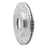 631-54183R Drilled/Slotted Brake Rotor [Silver], 2002-2006 Ford/Lincoln/Mercury/Mazda, Position: Front Right - image 2
